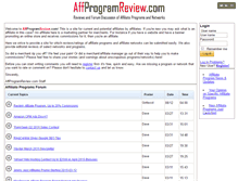 Tablet Screenshot of affprogramreview.com